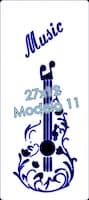 - Stencil 12x27cm Modelo 011 -